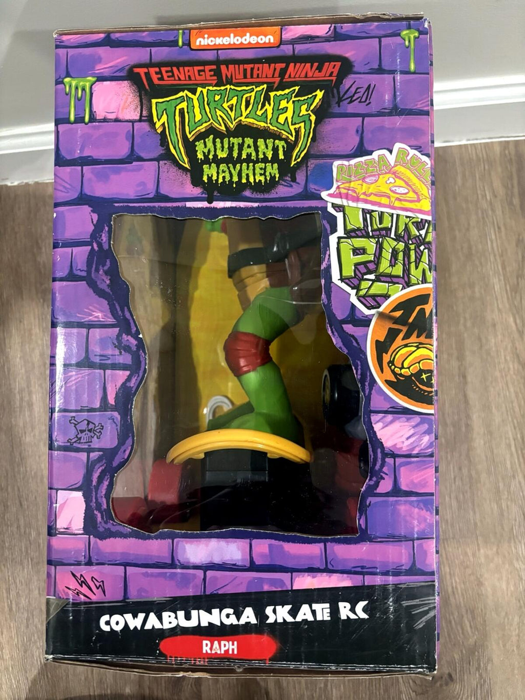 TMNT Mutant Mayhem Cowabunga Skate RC Raph Large New In Box