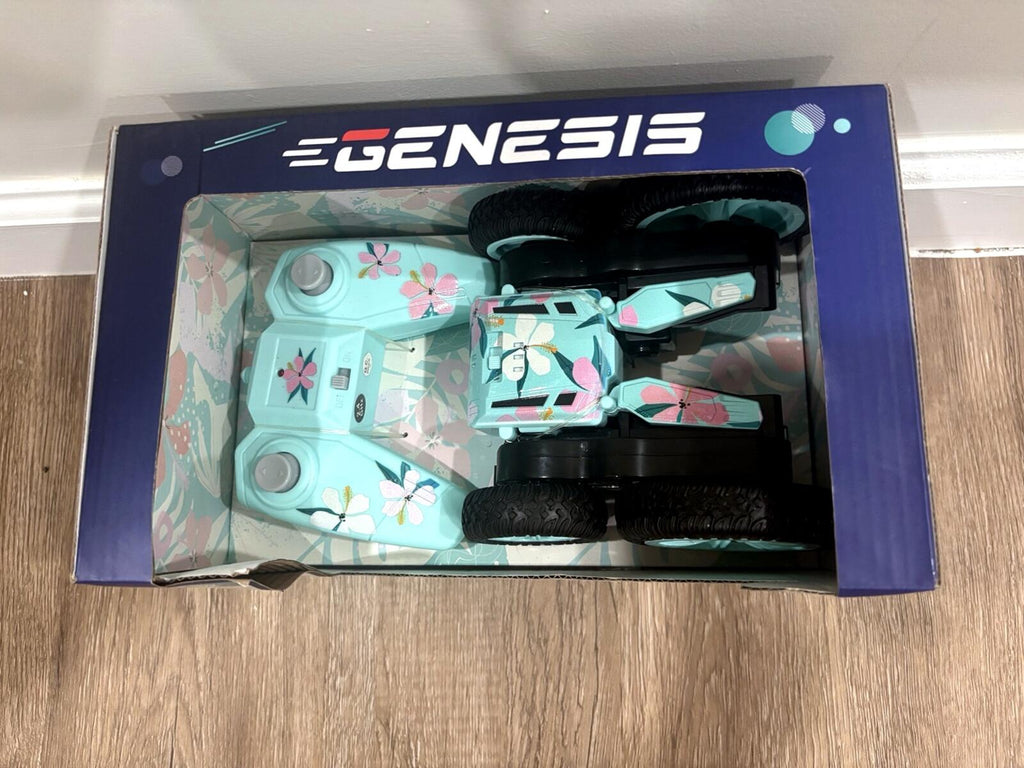 Genesis LED Stunt Racer New In Box Floral RC Car With Remote