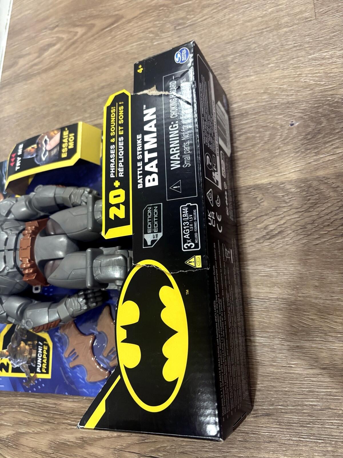 DC Battle Strike Batman 12 Inch Figure 1st Edition New In Box Box Wear