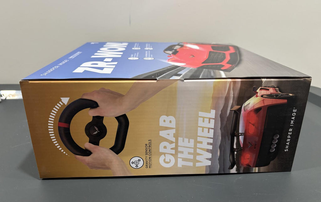 Sharper Image Corvette ZR1 Real Drive RC Car with Steering Wheel Controller
