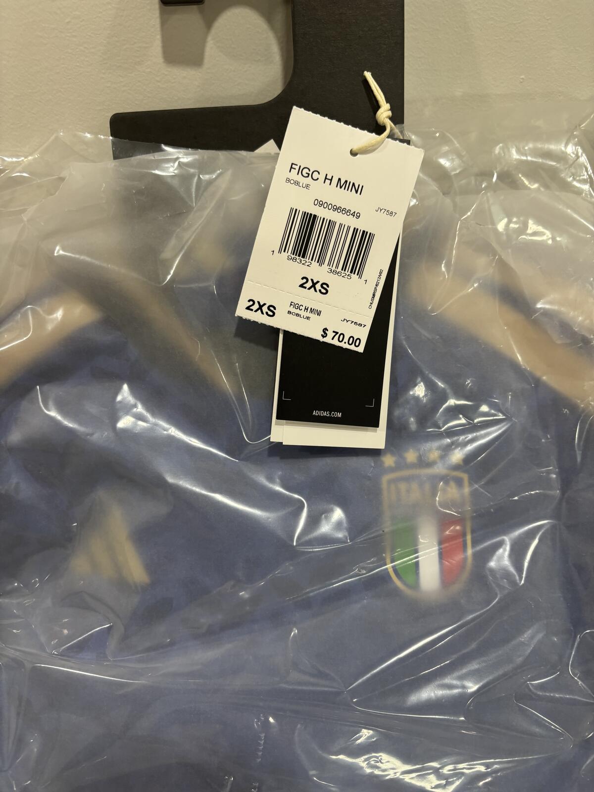 Adidas FIGC Italy 26 Home Kids Set 2XS New with Tags