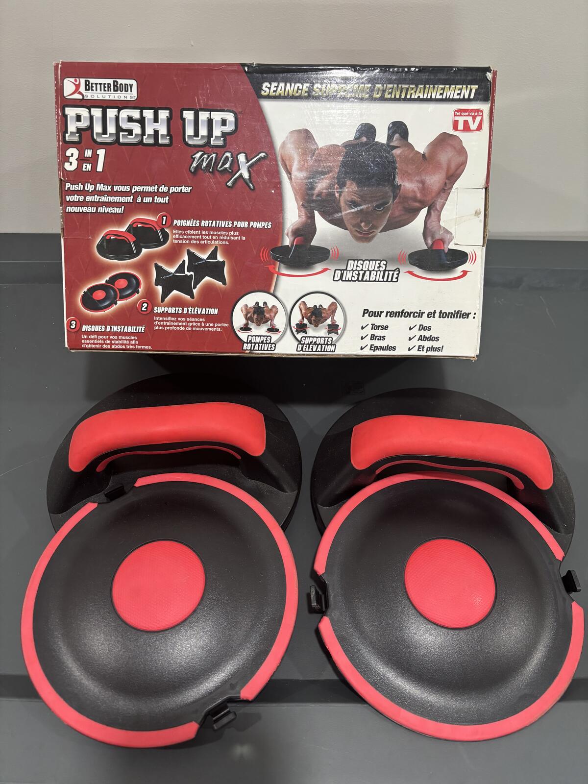 Better Body Push Up Max 3-in-1 Workout Equipment