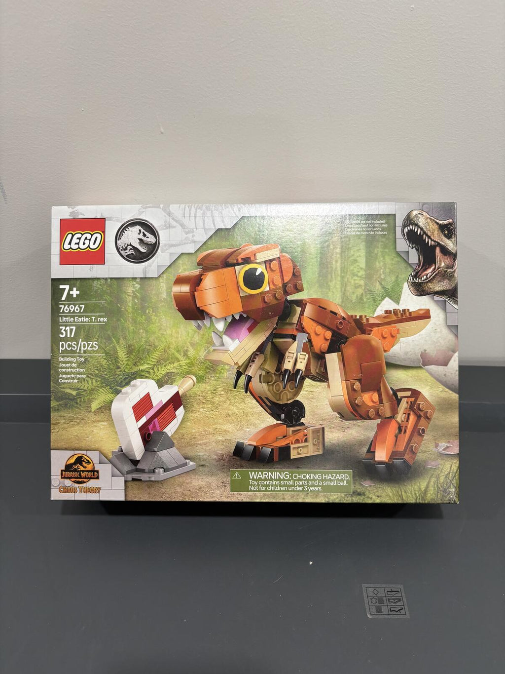 LEGO Jurassic World 76967 Little Eatie: T. rex Building Set 317 pcs New in Box