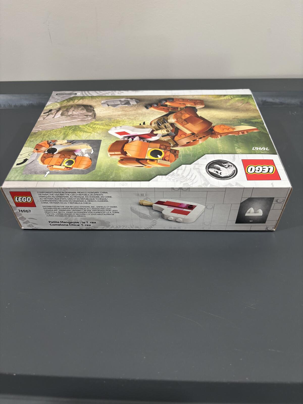 LEGO Jurassic World 76967 Little Eatie: T. rex Building Set 317 pcs New in Box