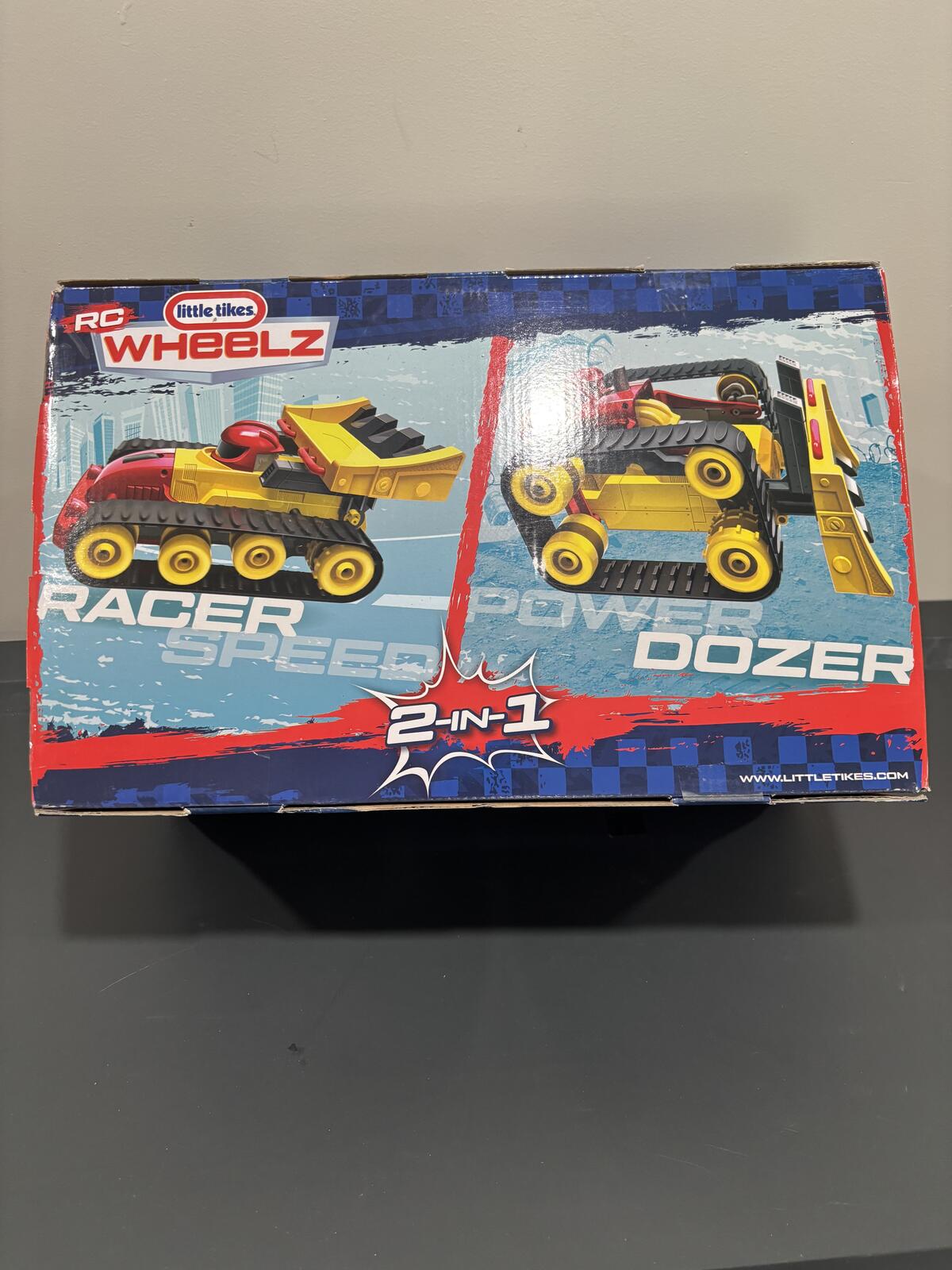 Little Tikes RC Wheelz 2-in-1 Dozer Racer Remote Control Toy