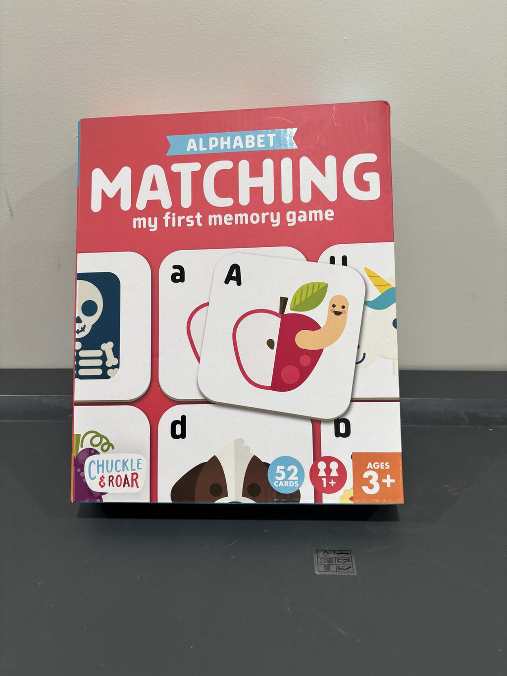 Alphabet Matching My First Memory Game Kids Preschool Card Game 52 Cards Ages 3+