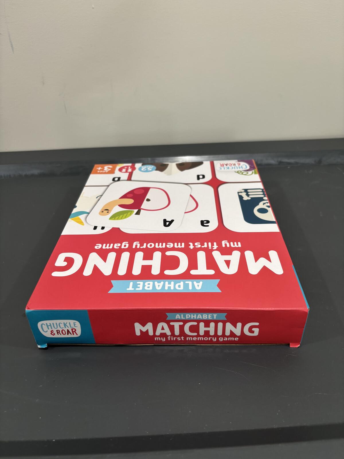 Alphabet Matching My First Memory Game Kids Preschool Card Game 52 Cards Ages 3+
