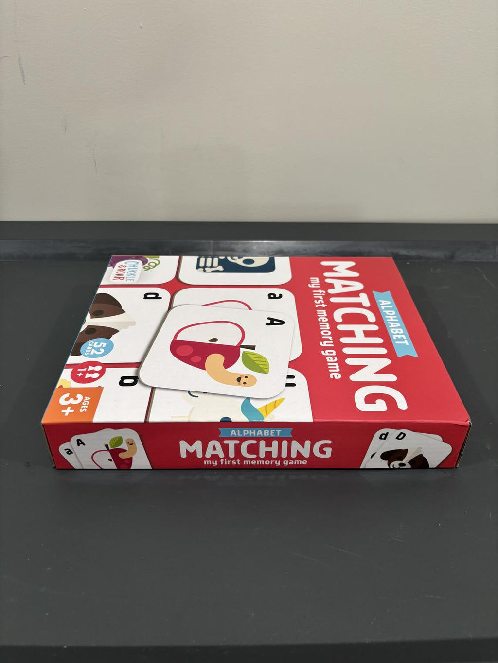 Alphabet Matching My First Memory Game Kids Preschool Card Game 52 Cards Ages 3+