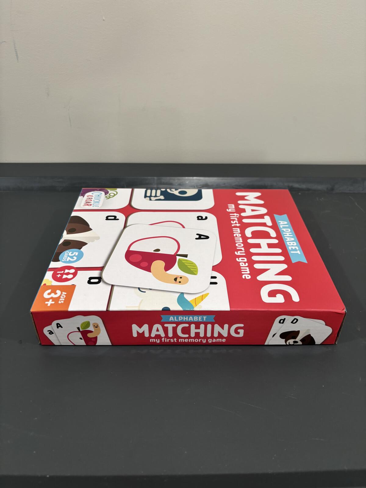 Alphabet Matching My First Memory Game Kids Preschool Card Game 52 Cards Ages 3+