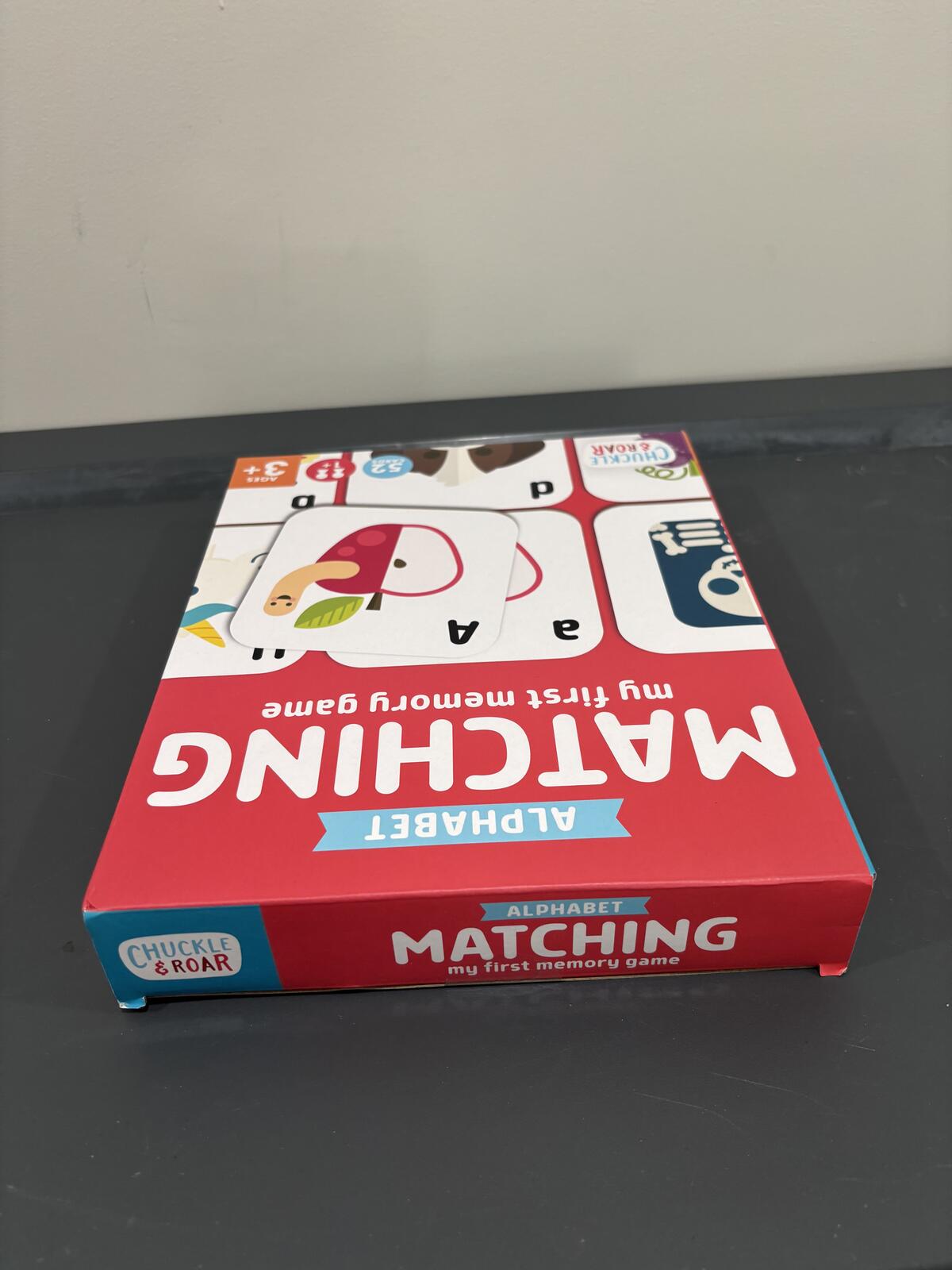 Alphabet Matching My First Memory Game Kids Preschool Card Game 52 Cards Ages 3+
