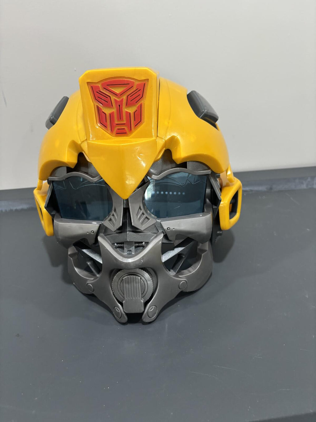 Transformers Bumblebee Roleplay Helmet Mask with Blue Lenses