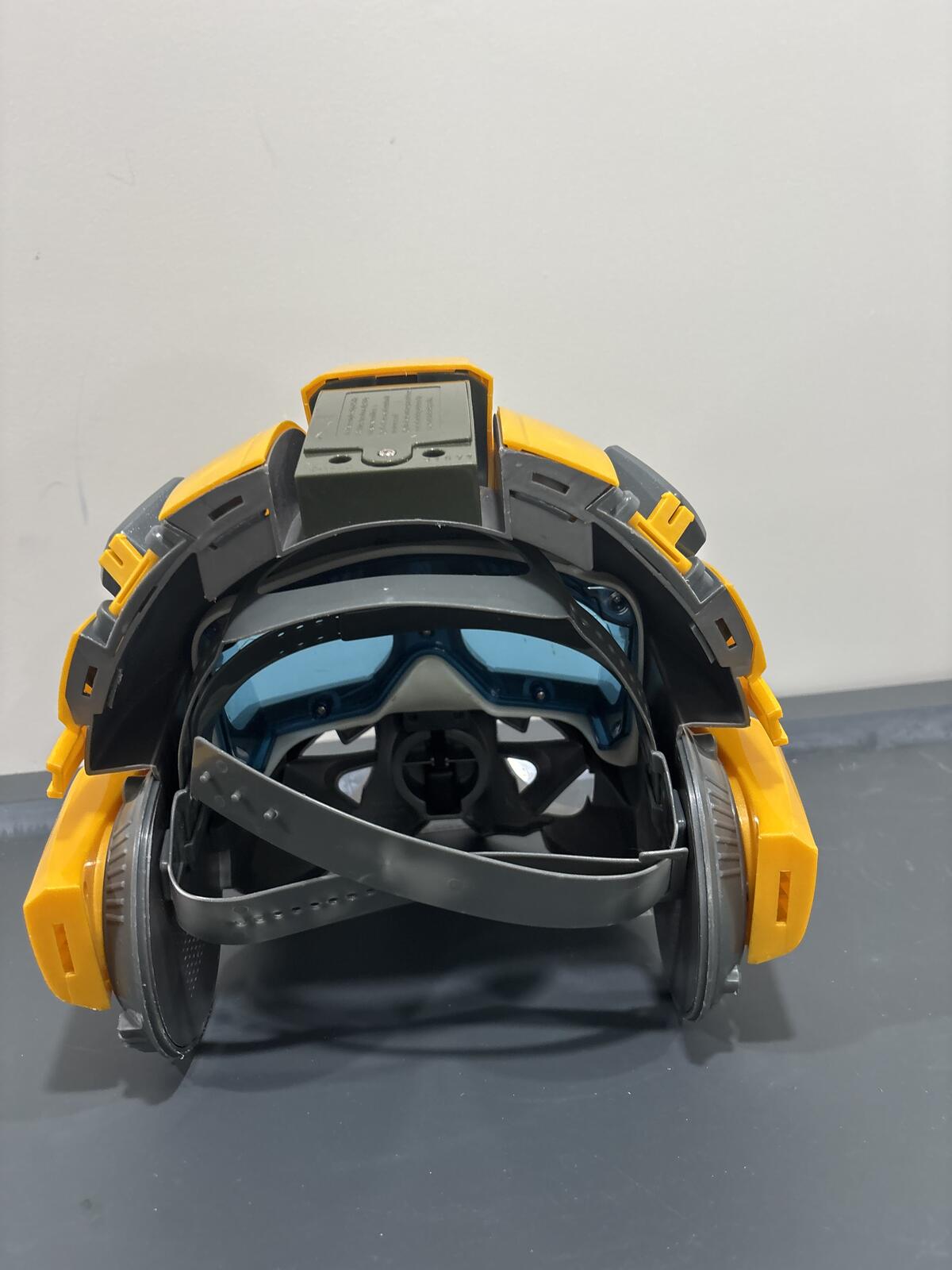 Transformers Bumblebee Roleplay Helmet Mask with Blue Lenses