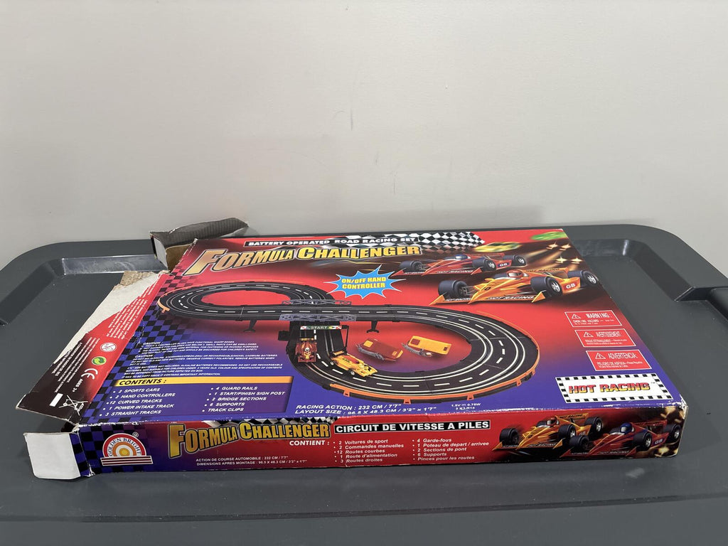 Formula Challenger Battery Operated Road Racing Set