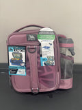 Arctic Zone Pro Pink Expandable Insulated Lunch Bag with Water Bottle