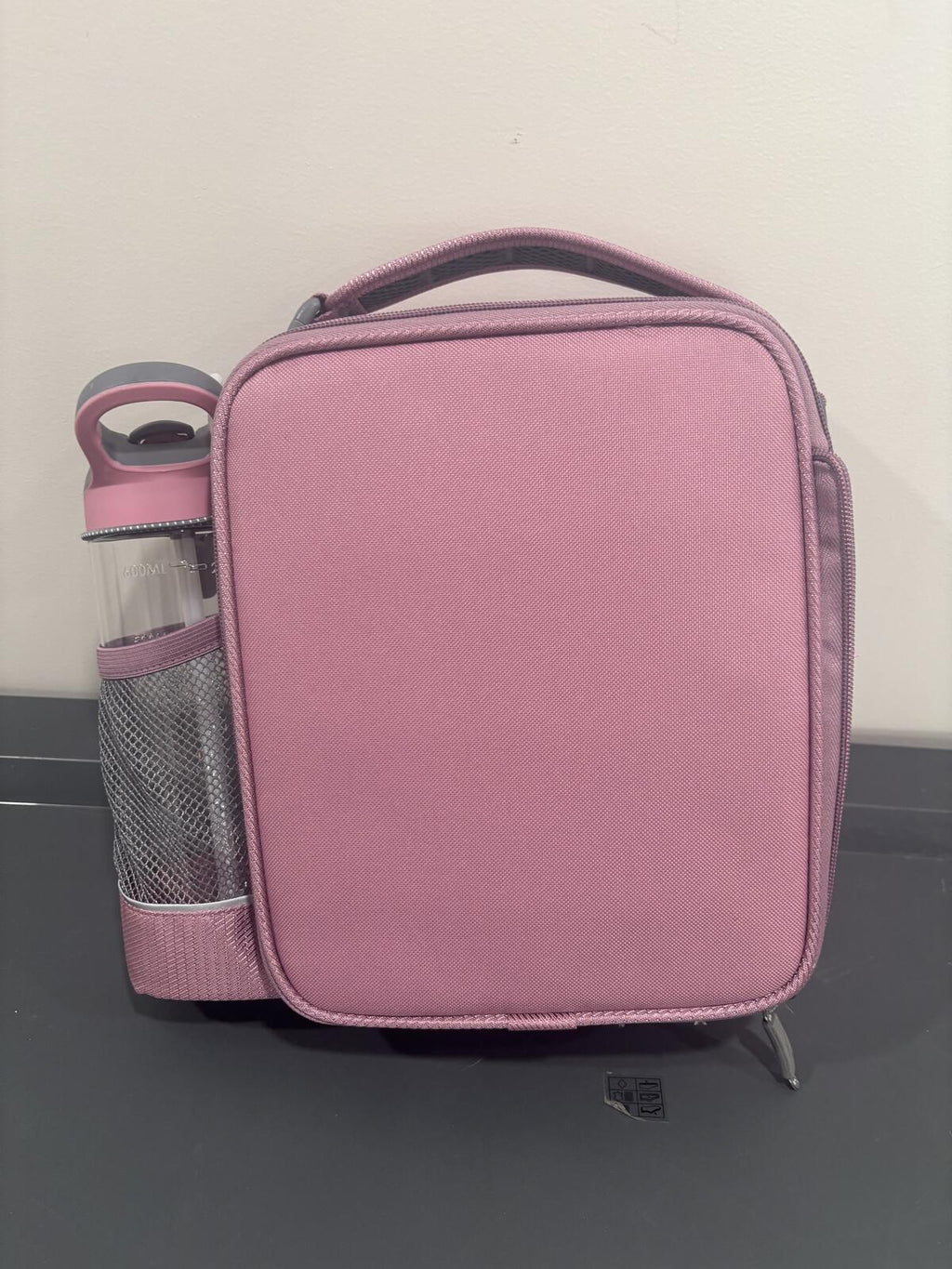 Arctic Zone Pro Pink Expandable Insulated Lunch Bag with Water Bottle