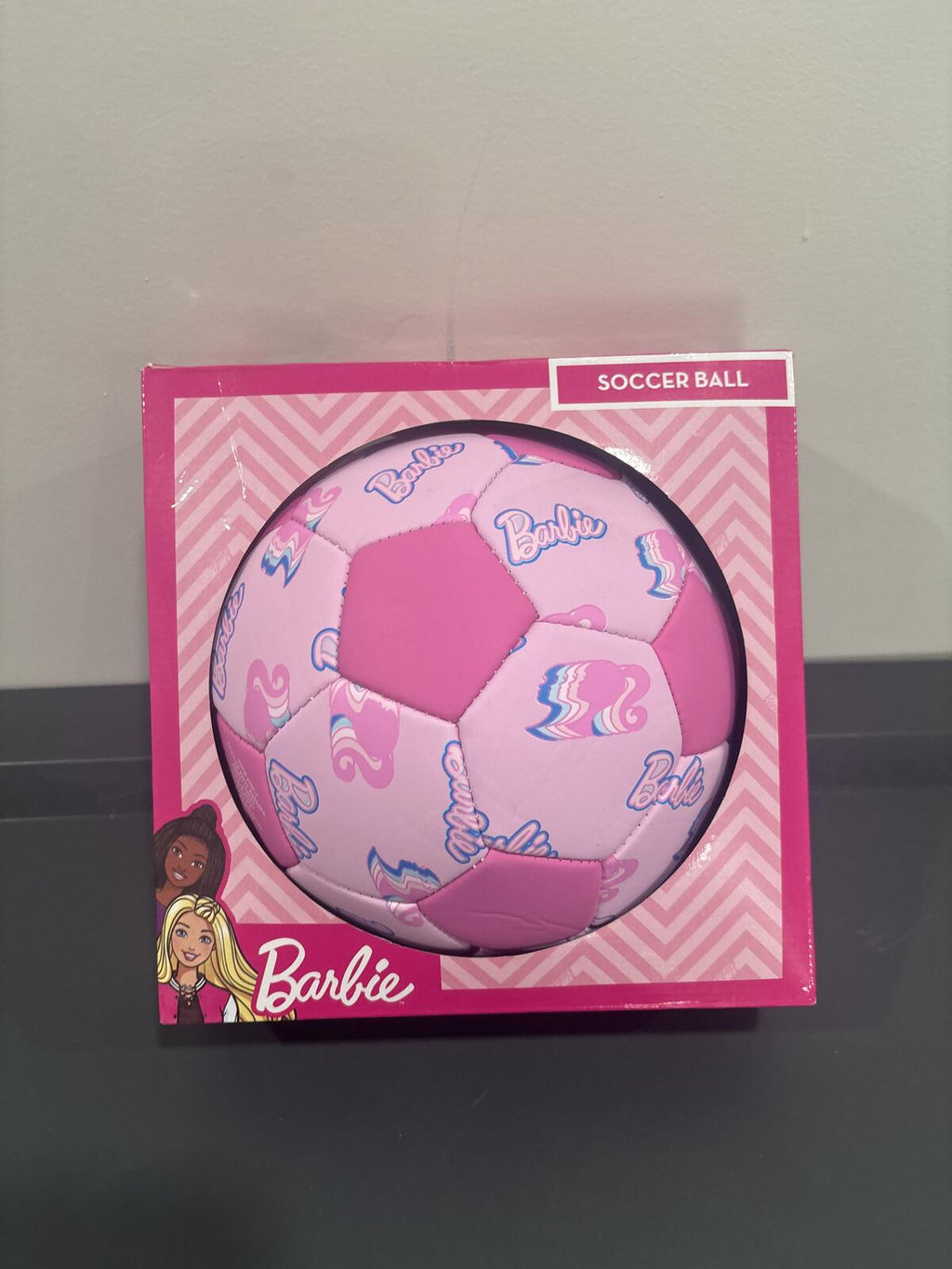 Barbie Pink Soccer Ball in Box by Capelli New York