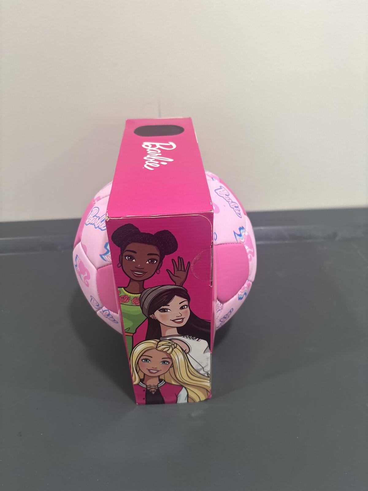 Barbie Pink Soccer Ball in Box by Capelli New York