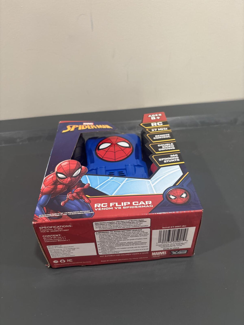 Marvel Spider-Man RC Flip Car 27 MHz Remote Control Toy