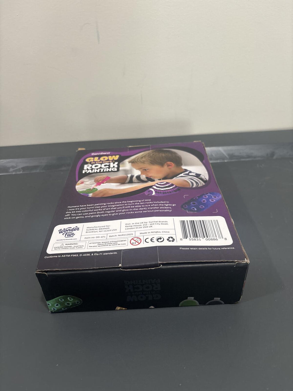 Glow in the Dark Rock Painting Complete Craft Kit