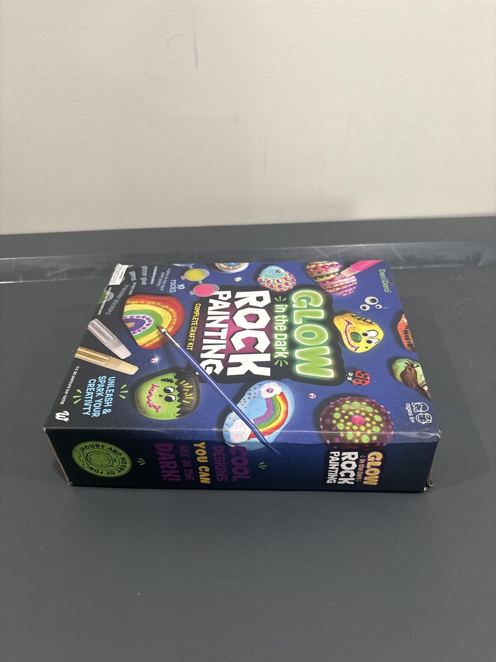 Glow in the Dark Rock Painting Complete Craft Kit