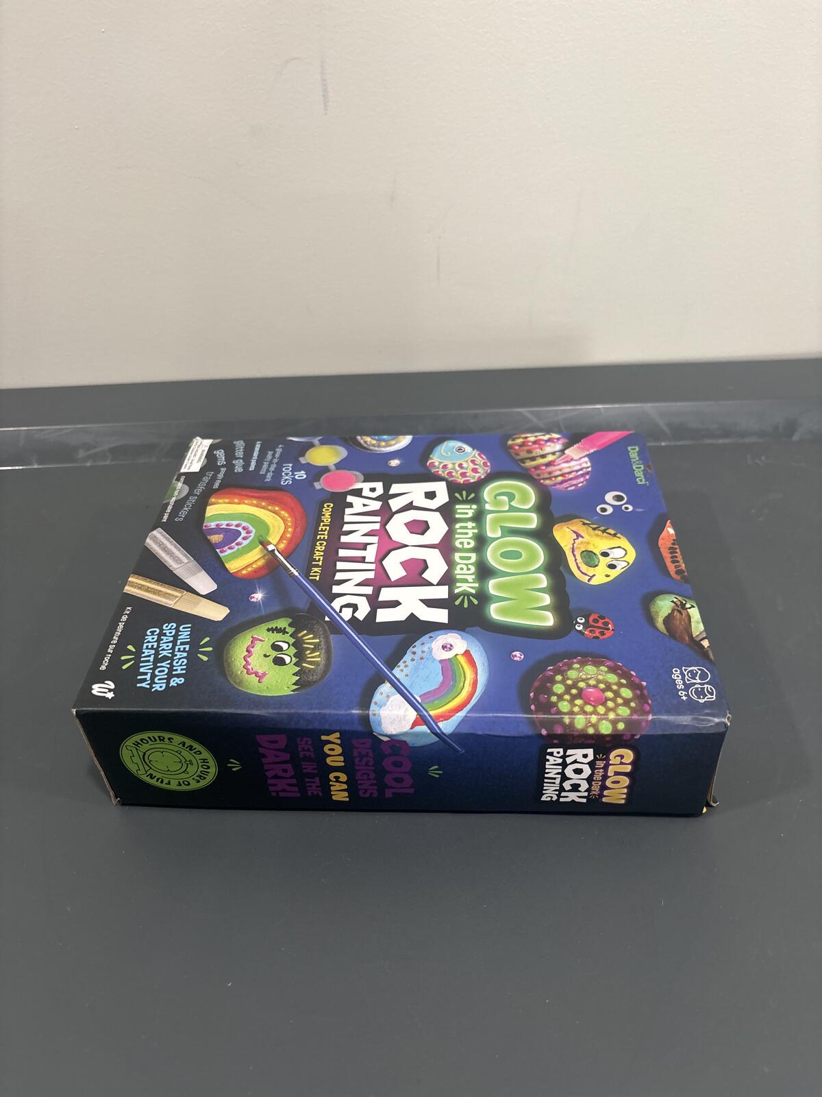 Glow in the Dark Rock Painting Complete Craft Kit