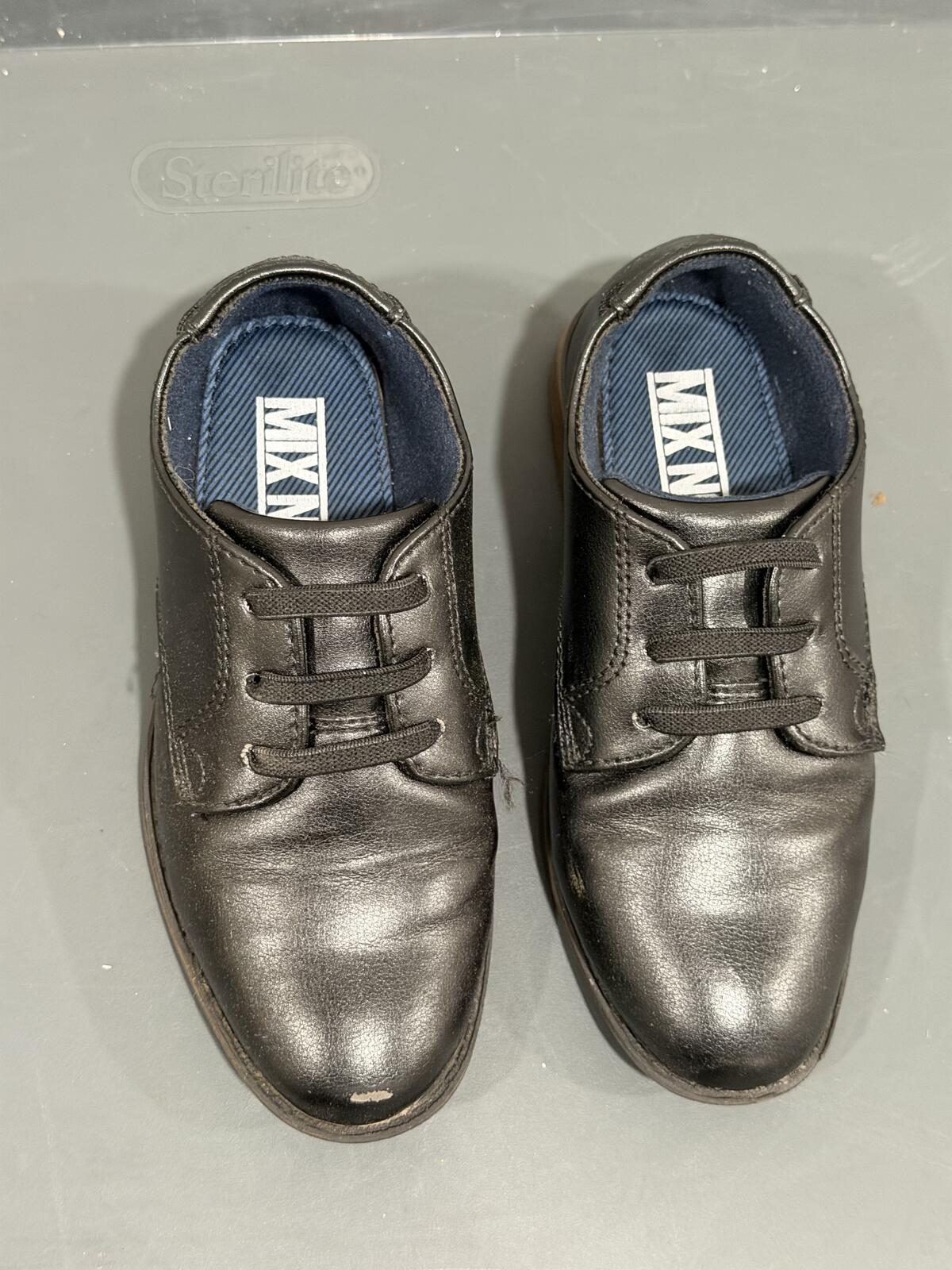 Mix No. 6 Black Lace-Up Derby Oxfords Dress Shoes