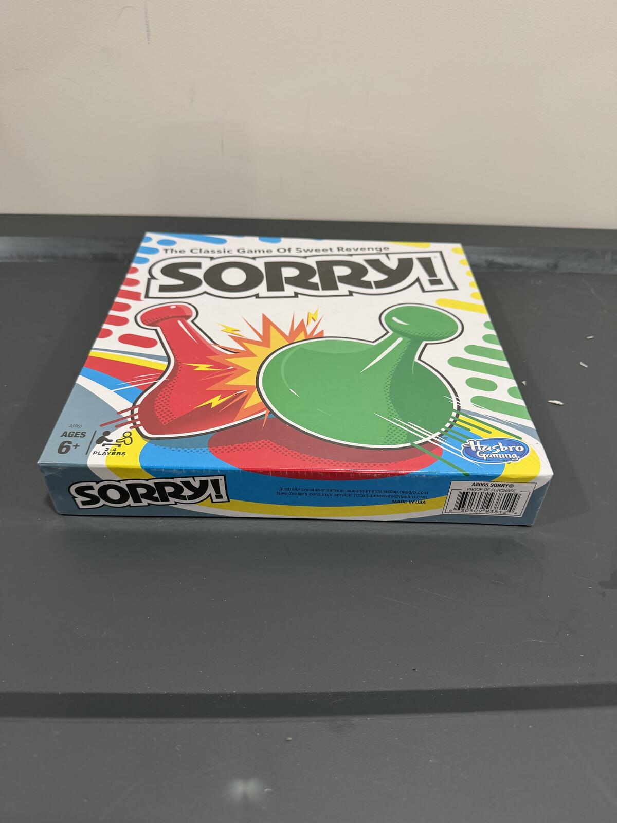 Hasbro Sorry! Classic Game of Sweet Revenge Board Game