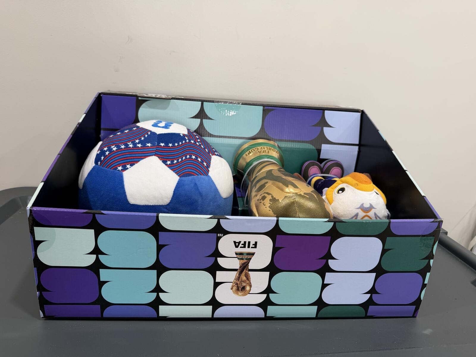 FIFA World Cup 26 Official Licensed Collector Set with Plush Mascot, Trophy and