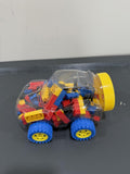 Best-Lock 125 Piece Building Blocks Rolling Car Storage Container New