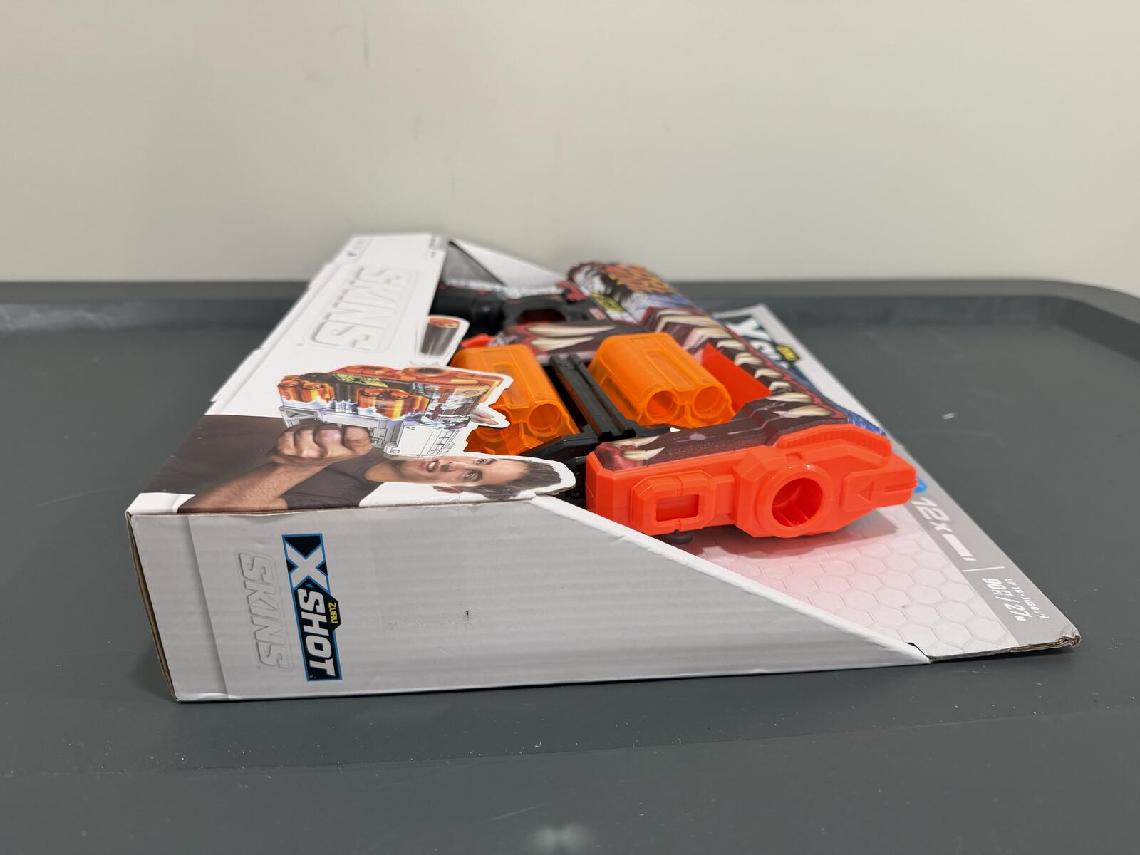 ZURU X-Shot Skins Dread Boom Beast Mode Blaster New 12 Darts