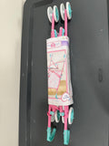 You & Me Doll Umbrella Stroller Pink Teal Folding Toy Stroller New Unused
