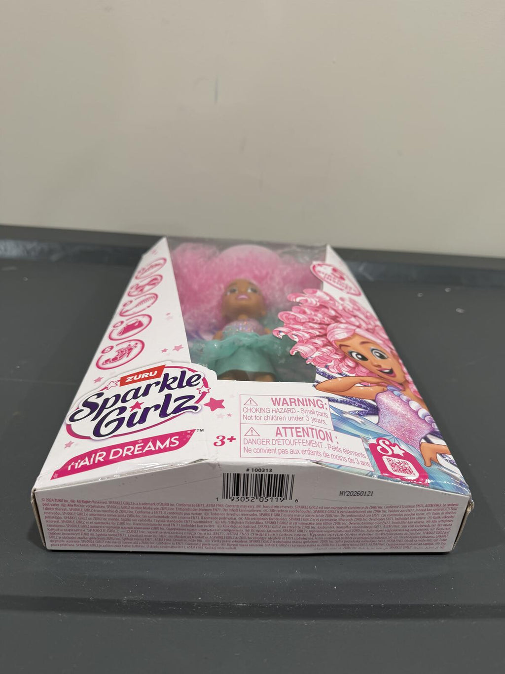 ZURU Sparkle Girlz Hair Dreams Doll with 5 Surprises, Pink Fairy Boxed