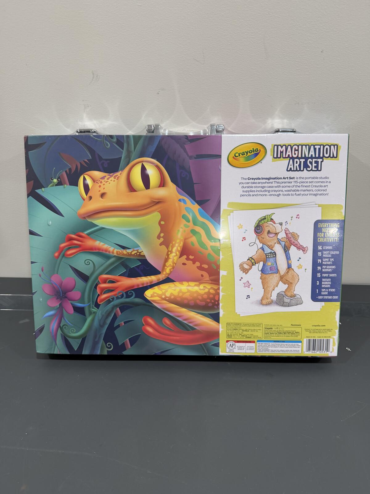 Crayola Imagination Art Set 115 Pieces, Multi-Color, Sealed Case
