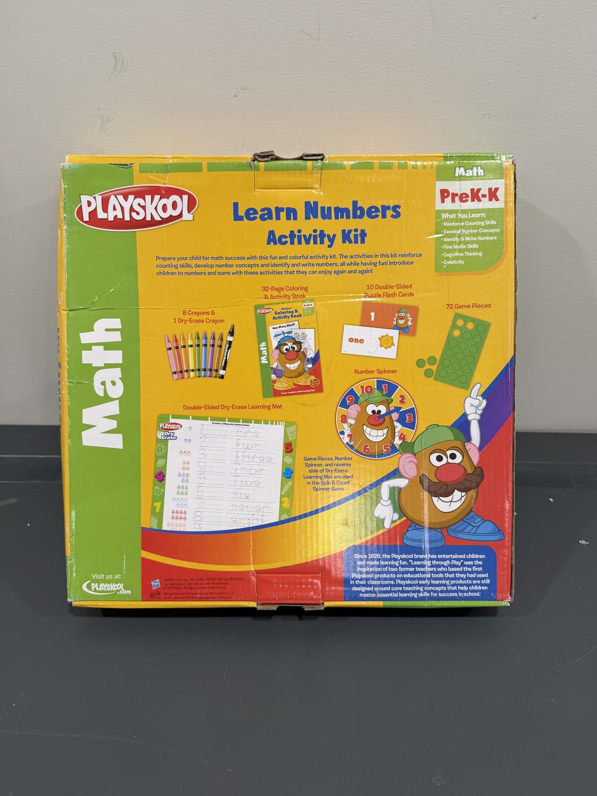 Playskool Learn Numbers Activity Kit Pre-K Math Educational Toy Set