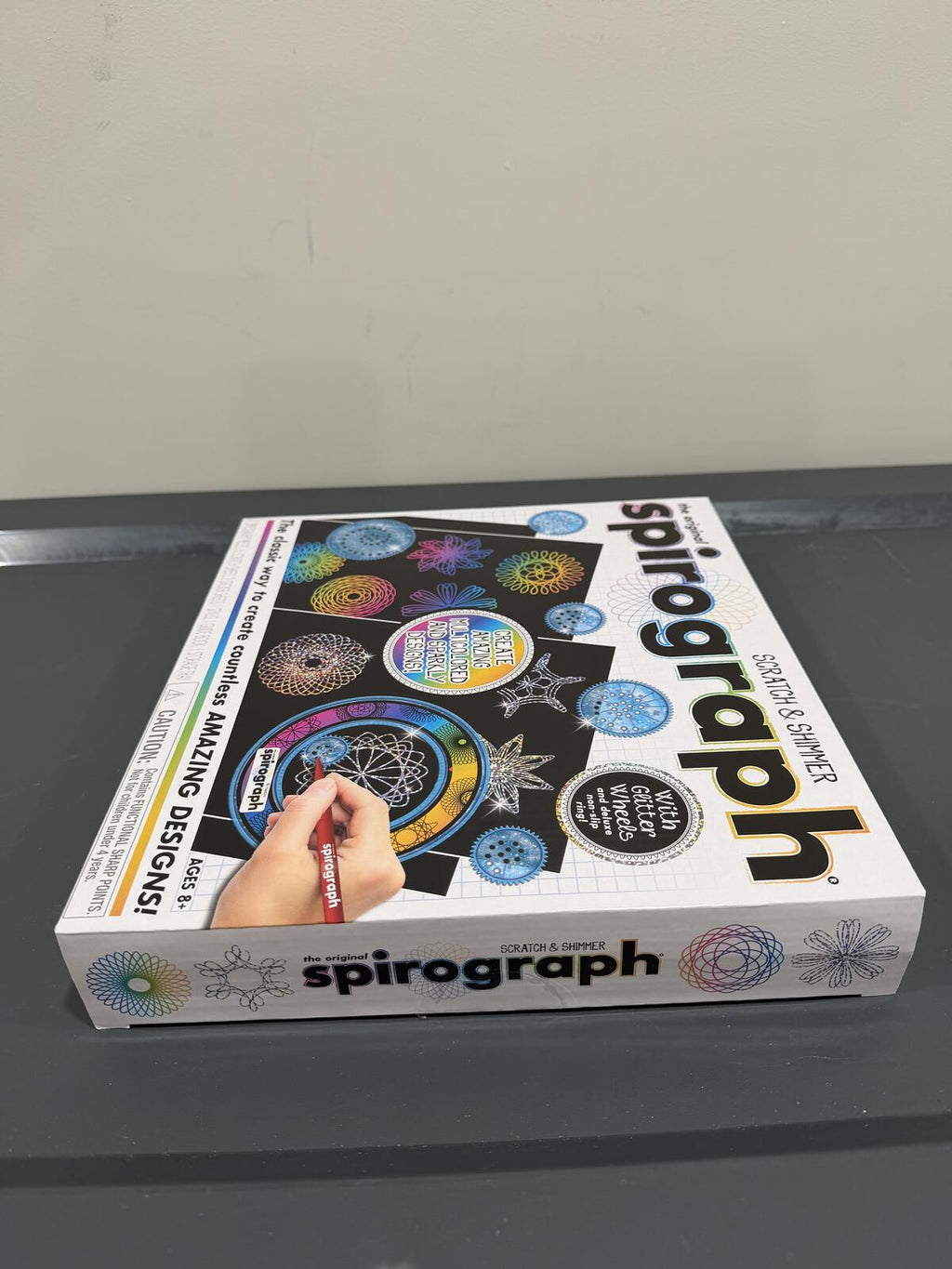 The Original Spirograph Scratch & Shimmer Design Kit with Glitter Wheels