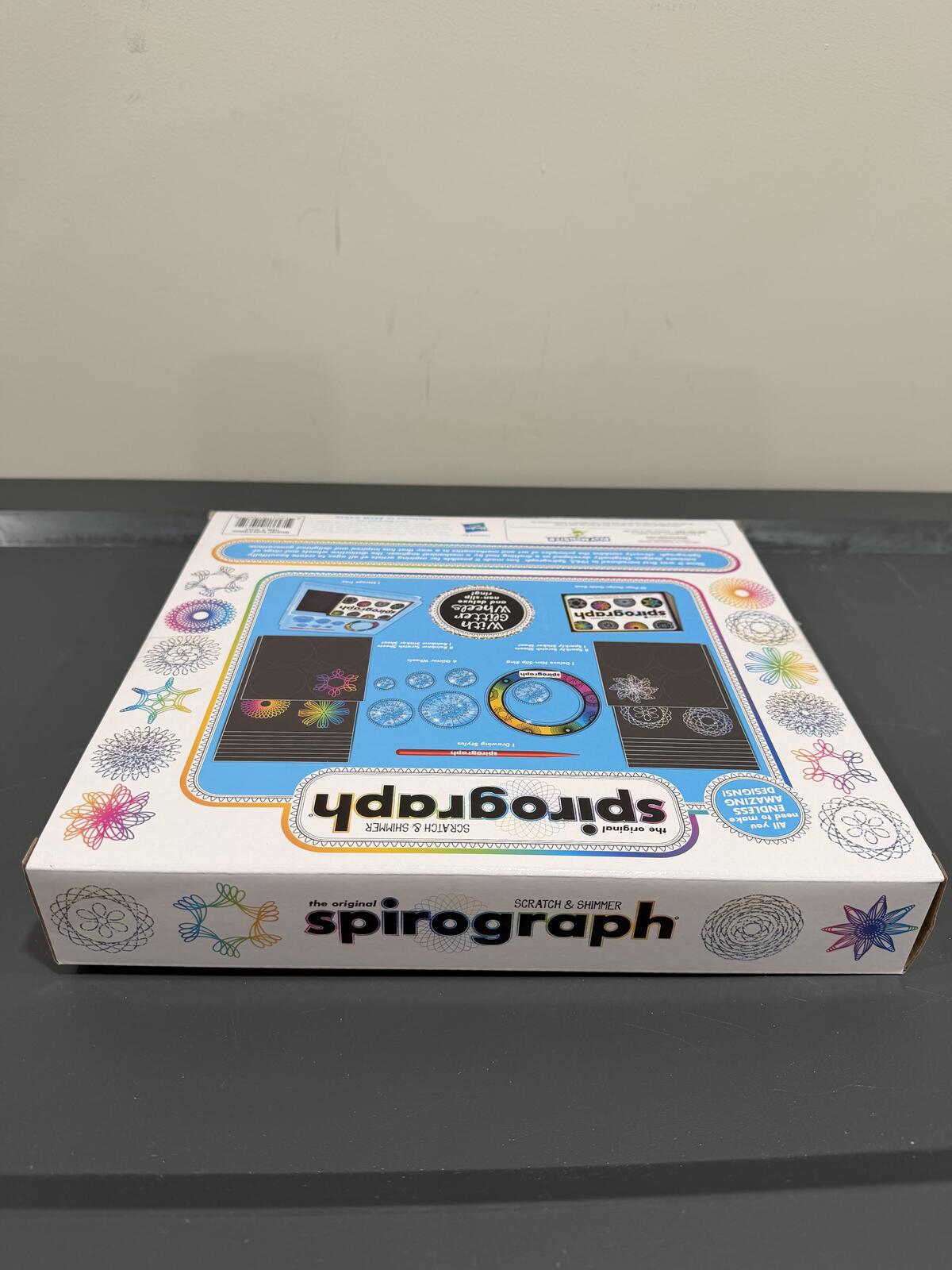 The Original Spirograph Scratch & Shimmer Design Kit with Glitter Wheels