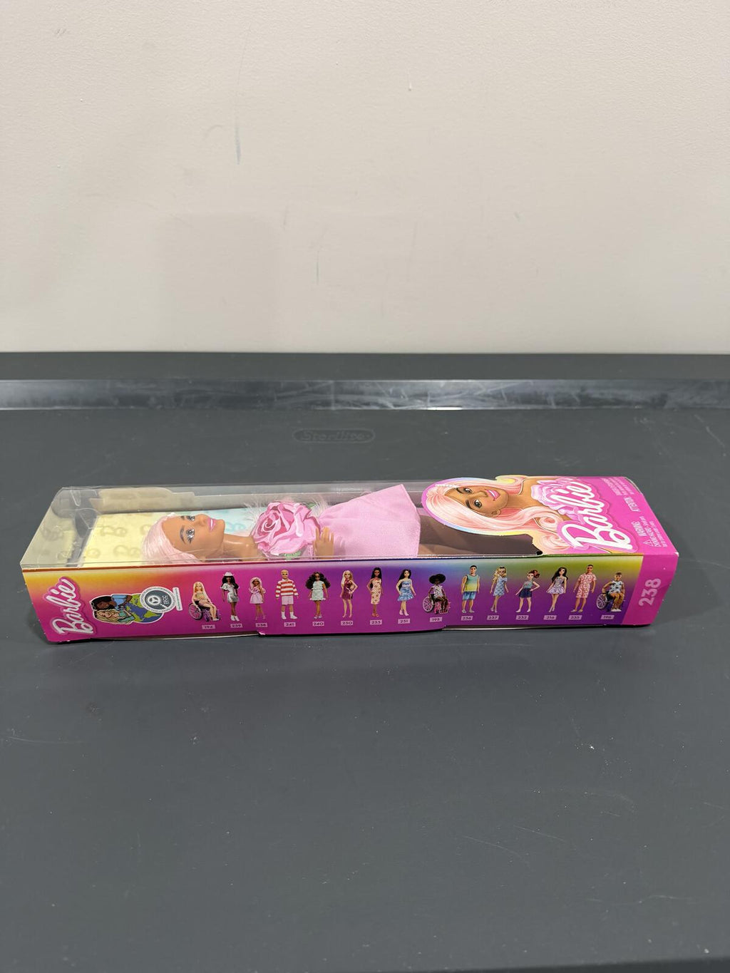 Barbie Pink Hair Fashion Doll in Pink Dress New in Box