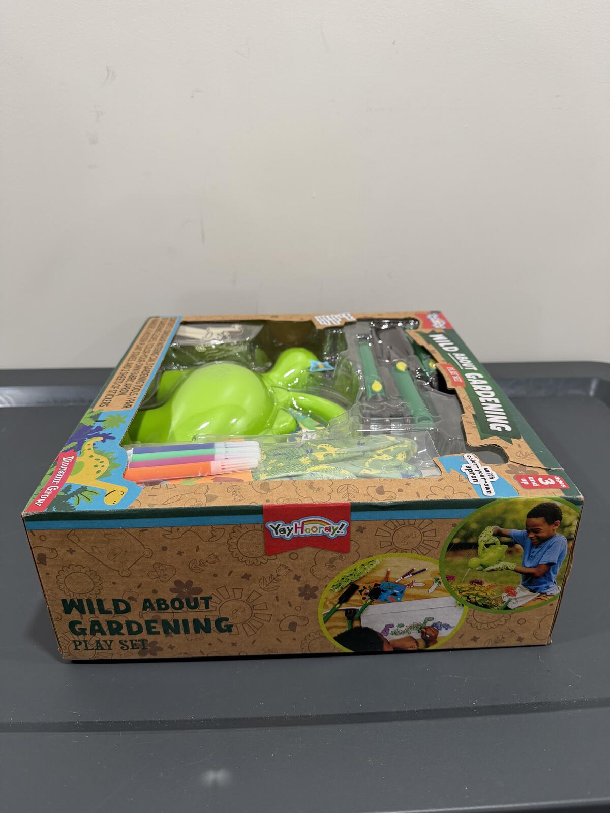 Yay Hooray Wild About Gardening Dinosaur Grow Play Set New In Box