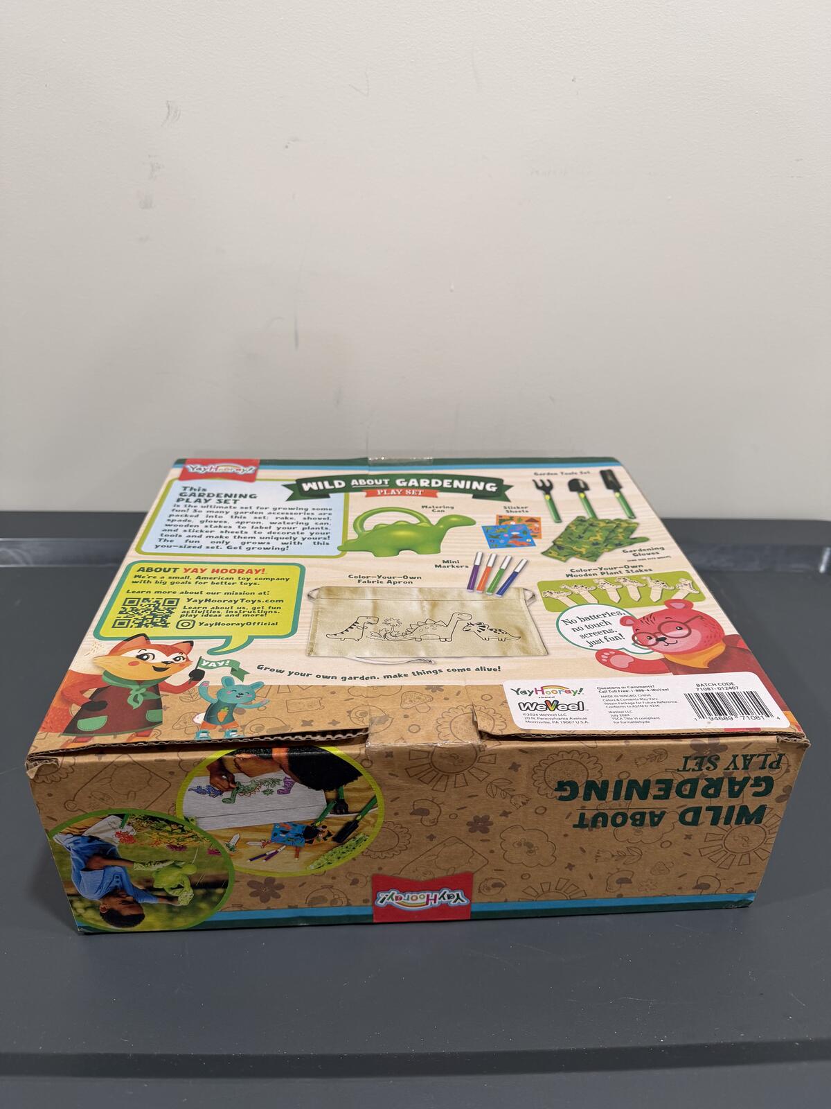 Yay Hooray Wild About Gardening Dinosaur Grow Play Set New In Box