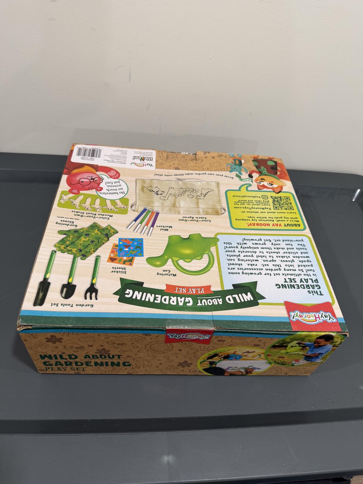 Yay Hooray Wild About Gardening Dinosaur Grow Play Set New In Box